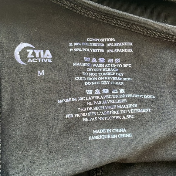 Zyia Black Effortless Tank Long. Size Medium. NWT. - Picture 10 of 14